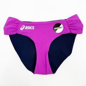ASICS Beach Volleyball Bikini Bottom Medium NEW Reversible UPF Protection NWOT